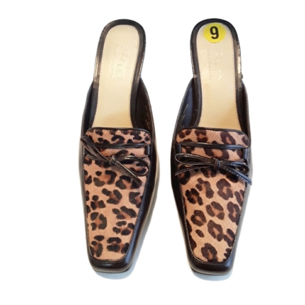 Liz Claiborne Flex Heeled Open Back Mule Loafer NWT sz 9